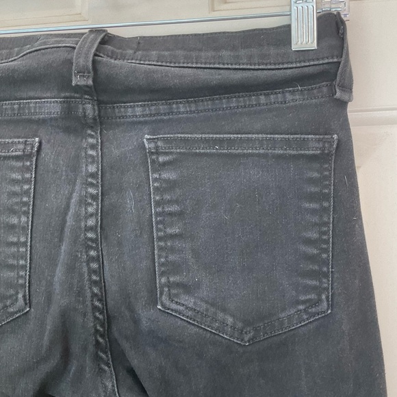 VERONICA BEARD Brooke 8.5" Rise Five-Pocket Skinny Jeans, Black, Size 26 - Picture 9 of 10